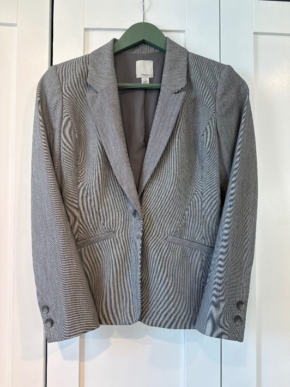 Gray blazer